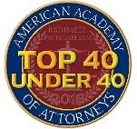 American Academy of Attorneys Top 40 Under 40