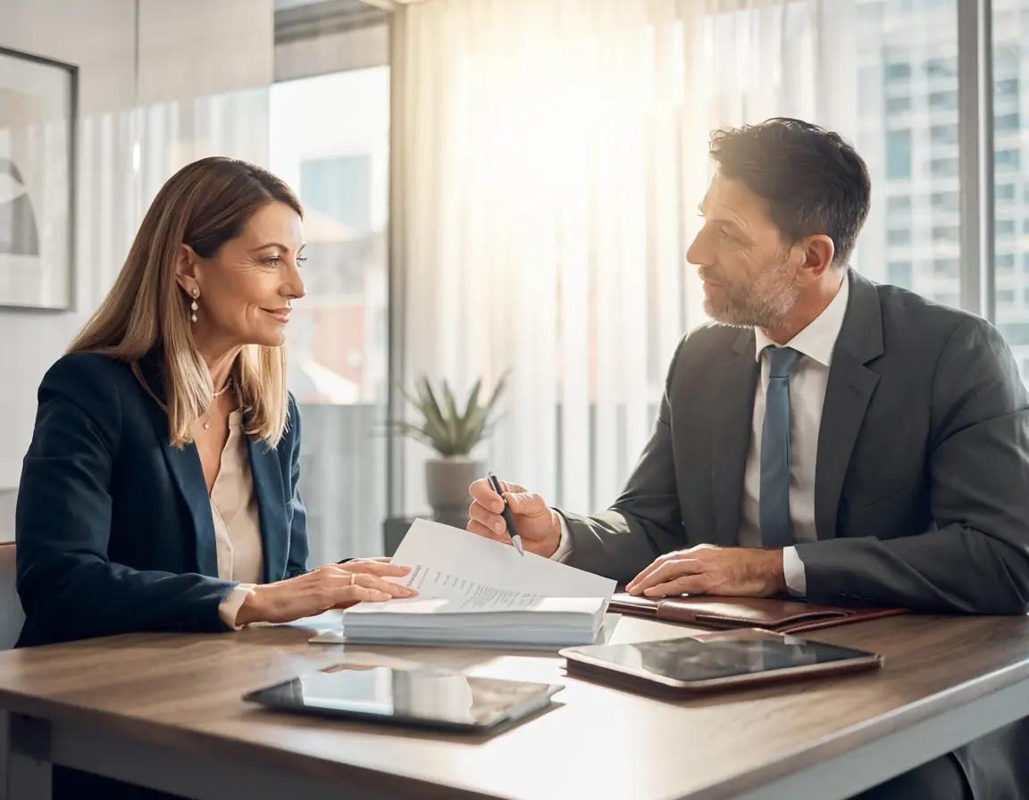 Arizona family law attorney consulting with a parent about a relocation case
